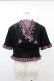 画像2: DARK IN LOVE / Gothic lolita pink plaid cat ear hoody cape XXL ブラック×ピンク H-25-02-21-1048-PU-TO-KB-ZH (2)