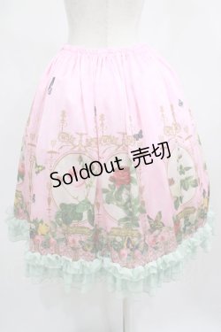 画像3: Triple fortune / 薔薇図鑑スカート  ピンク H-25-02-21-004-EL-SK-KB-ZH