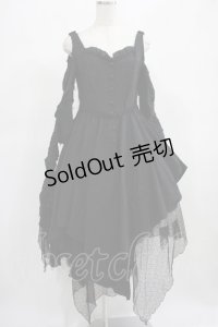 alice auaa / ガーゼレイヤードワンピース 3（約9号） ブラック H-25-02-21-005-AA-OP-KB-ZH
