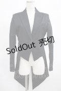 BPN / 燕尾ロングジャケット  黒 H-25-02-21-012-GO-JA-KB-ZH