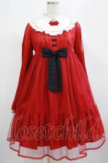 画像1: Angelic Pretty / Hao Hao PandaワンピースSet Free レッド H-25-02-22-003-AP-OP-NS-ZH (1)