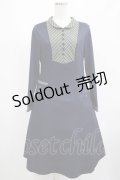 F i.n.t / チェックヨーク切替ワンピース Free NAVY×GR H-25-02-22-026-CA-OP-NS-ZH