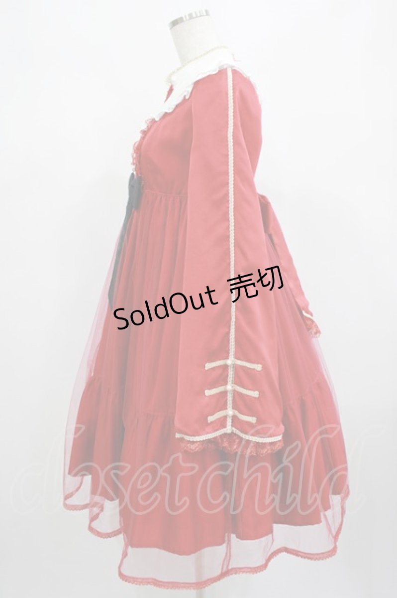 画像2: Angelic Pretty / Hao Hao PandaワンピースSet Free レッド H-25-02-22-003-AP-OP-NS-ZH (2)