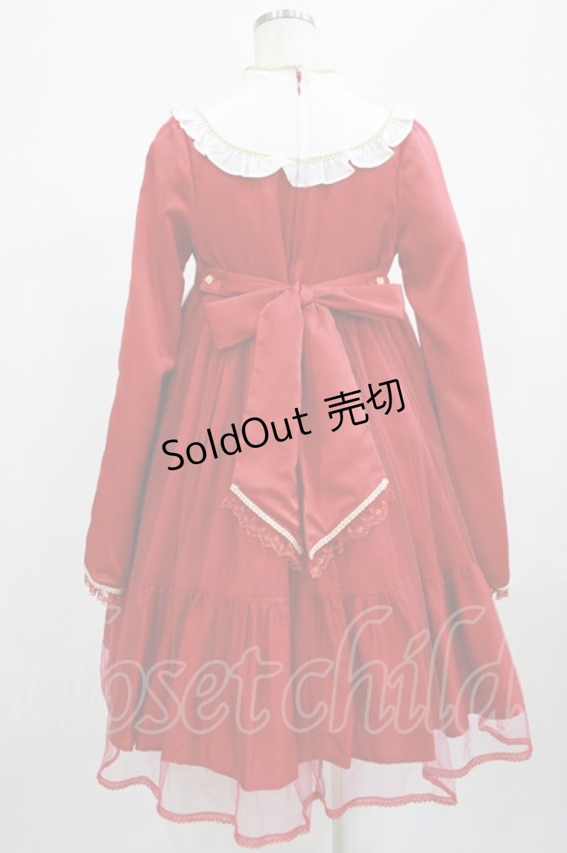 画像3: Angelic Pretty / Hao Hao PandaワンピースSet Free レッド H-25-02-22-003-AP-OP-NS-ZH (3)