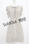 Fi.n.t / 小花柄パワショルワンピース Free D/BEIGE H-25-02-22-033-CA-OP-NS-ZH