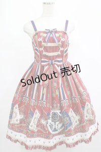 Angelic Pretty / ガーディアンユニコーンジャンパースカート Free ワイン H-25-02-22-004-AP-OP-NS-ZH