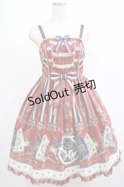 画像1: Angelic Pretty / ガーディアンユニコーンジャンパースカート Free ワイン H-25-02-22-004-AP-OP-NS-ZH