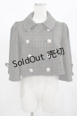 axes femme POETIQUE / ダブルボタンケープジャケット M グリーン H-25-02-22-046-AX-JA-NS-ZH