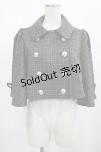 axes femme POETIQUE / ダブルボタンケープジャケット M グリーン H-25-02-22-046-AX-JA-NS-ZH