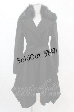 画像1: KILL STAR / Andromada coat S ブラック H-25-02-22-1061-SL-CO-KB-ZT-C038