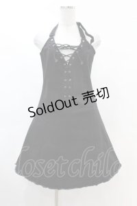 KILL STAR / Subzero Halter Dress M ブラック H-25-02-22-1014-SL-OP-KB-ZI