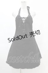 KILL STAR / Subzero Halter Dress S ブラック H-25-02-22-1015-SL-OP-KB-ZH
