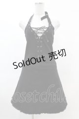 KILL STAR / Subzero Halter Dress XS ブラック H-25-02-22-1017-SL-OP-KB-ZS