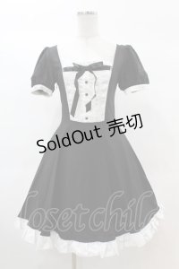 DARK IN LOVE / Magic doll black white rebel dress XS ブラック H-25-02-22-1021-PU-OP-KB-ZI