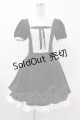 DARK IN LOVE / Magic doll black white rebel dress XS ブラック H-25-02-22-1022-PU-OP-KB-ZY
