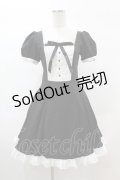 DARK IN LOVE / Magic doll black white rebel dress XS ブラック H-25-02-22-1023-PU-OP-KB-ZS