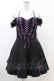 画像1: DARK IN LOVE / Harajuku purple cross sweet cool rebel dress M ブラック H-25-02-22-1024-PU-OP-KB-ZY (1)