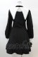 画像2: DARK IN LOVE / Gothic lolita black and white bow neck dress L ブラック H-25-02-22-1035-PU-OP-KB-ZS (2)