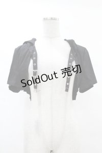 DARK IN LOVE / Punk cool cat tail cape L ブラック H-25-02-22-1046-PU-TO-KB-ZS