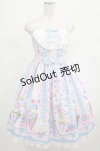 Angelic Pretty / Ice Cream Parlorジャンパースカート Free ピンク H-25-02-22-005-AP-OP-NS-ZH