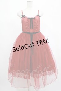 Angelic Pretty / 乙女のチュチュDollジャンパースカート Free レッド H-25-02-22-006-AP-OP-NS-ZH