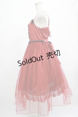 画像2: Angelic Pretty / 乙女のチュチュDollジャンパースカート Free レッド H-25-02-22-006-AP-OP-NS-ZH