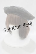 axes femme POETIQUE / チェック柄ベレー帽  グリーン H-25-02-22-081-AX-AC-NS-ZH