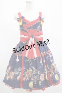 metamorphose / 乙女の白昼夢タックジャンパースカート Free ネイビー H-25-02-22-009-ME-OP-NS-ZH