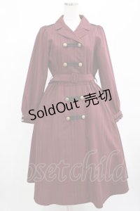axes femme / テーラー襟ナポレオンワンピース M ワイン H-25-02-22-012-AX-OP-NS-ZH
