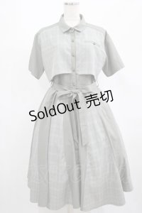 axes femme / パッチワークワンピース Free カーキ H-25-02-22-013-AX-OP-NS-ZH