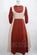 Maison de FLEUR Petite Robe canone / お鍋のぞきこむワンピース S レッド H-25-02-22-020-EL-OP-NS-ZH