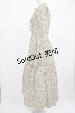 画像2: axes femme POETIQUE / トワルドジュイ風柄ワンピース M グリーン H-25-02-22-024-AX-OP-NS-ZH