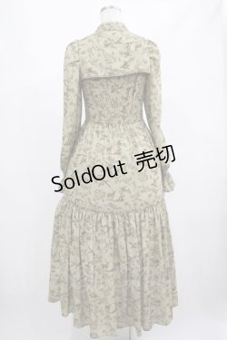 画像3: axes femme POETIQUE / トワルドジュイ風柄ワンピース M グリーン H-25-02-22-024-AX-OP-NS-ZH