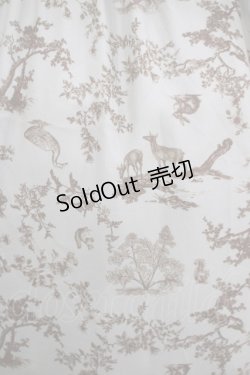 画像4: axes femme POETIQUE / トワルドジュイ風柄ワンピース M グリーン H-25-02-22-024-AX-OP-NS-ZH