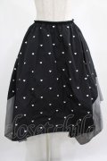 Candy Stripper / HEART SWITCHED SKIRT  ブラック H-25-02-23-028-PU-SK-KB-ZH