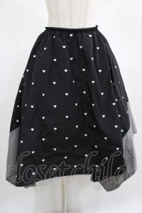 Candy Stripper / HEART SWITCHED SKIRT  ブラック H-25-02-23-028-PU-SK-KB-ZH