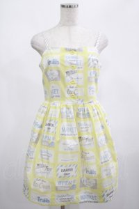 MILK / MILK TOWNドレス  レモンベース H-25-02-23-033-ML-OP-KB-ZH