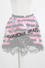ACDC RAG / 病みかわパンクメンヘラチャンスカート ONE SIZE 黒 H-25-02-23-041-PU-SK-KB-ZH