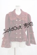 ATELIER PIERROT / Alettaショートコート 2 ボルドー H-25-02-23-045-EL-CO-KB-ZH