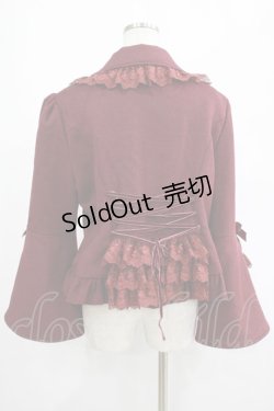 画像3: ATELIER PIERROT / Alettaショートコート 2 ボルドー H-25-02-23-045-EL-CO-KB-ZH