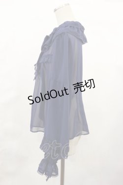 画像2: Angelic Pretty / Milky Crossブラウス Free ネイビー H-25-02-23-1010-AP-BL-NS-ZH
