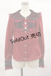 Angelic Pretty / Dreamy Pearlブラウス Free ワイン H-25-02-23-1014-AP-BL-NS-ZH