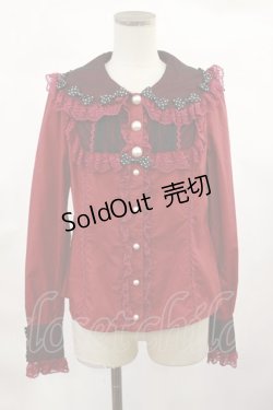 画像1: Angelic Pretty / Dreamy Pearlブラウス Free ワイン H-25-02-23-1014-AP-BL-NS-ZH