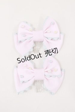 画像1: Angelic Pretty / カラフルパールコーム  ピンク H-25-02-23-1031-AP-AC-NS-ZH