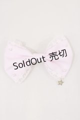 Angelic Pretty / ロゴスターチャームオーガンジーバレッタ  ピンク H-25-02-23-1034-AP-AC-NS-ZH