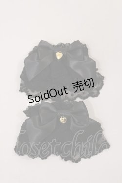 画像1: Angelic Pretty / Cute Ribbonお袖とめ  ブラック H-25-02-23-1038-AP-ZA-NS-ZH