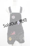 KILL STAR / Oracle denim overalls XS ブラック H-25-02-23-050-SL-PA-KB-ZH