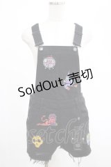 KILL STAR / Oracle denim overalls XS ブラック H-25-02-23-050-SL-PA-KB-ZH