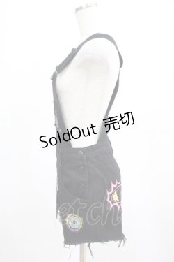 画像2: KILL STAR / Oracle denim overalls XS ブラック H-25-02-23-050-SL-PA-KB-ZH
