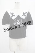DARK IN LOVE / Black lolita two little bears doll top XL ブラック H-25-02-23-053-PU-TO-KB-ZH